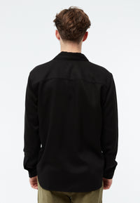 Givn Berlin Overshirt GBKEITH aus TENCEL™ Buttoned Shirt Black
