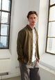 Givn Berlin Overshirt GBKEITH aus TENCEL™ Buttoned Shirt Khaki