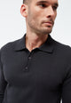 Givn Berlin Polo-Strickpullover GBLINO aus Bio-Baumwolle Sweater Black