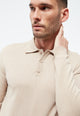 Givn Berlin Polo-Strickpullover GBLINO aus Bio-Baumwolle Sweater Oat Beige