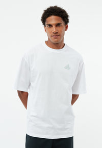 Givn Berlin Print-T-Shirt GBGARY (PLANTS) oversize aus Bio-Baumwolle T-Shirt White
