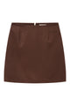 Givn Berlin Rock GBGEORGIA slim Fit aus Bio-Baumwolle mit Reißverschluss Skirt Sepia Brown
