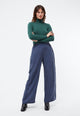 Givn Berlin Rollkragen-Longsleeve VIDA aus TENCEL™ Lyocell Longsleeve Cedar Green (Tencel)
