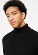 Givn Berlin Rollkragen-Strickullover PIET aus Bio-Baumwolle Sweater Black