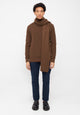 Givn Berlin Rollkragen-Strickullover PIET aus Bio-Baumwolle Sweater Chestnut Brown
