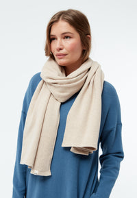 Givn Berlin Schal GBDANA aus recycelter Baumwolle Scarf Light Beige