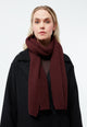 Givn Berlin Schal GBJAKE aus Bio-Baumwoll Strick Scarf Wine Red