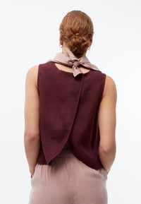Givn Berlin Schaltuch GBBROOKLYN aus TENCEL™ mit Peach-Effekt Scarf Rosewood