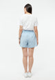 Givn Berlin Shorts GBCLEMENTINE aus Bio-Baumwoll Seersucker Shorts Ice Water Blue (Structure)