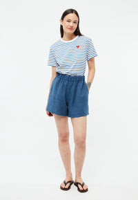 Givn Berlin Shorts GBCLEMENTINE aus Leinen Shorts Blazing Blue (Linen)