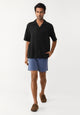 Givn Berlin Shorts GBLAURIN aus Bio-Baumwolle mit elastischem Bund Shorts Steel Blue