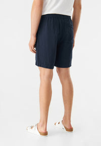 Givn Berlin Leinenshorts GBLAURIN mit Tunnelzug Shorts Midnight Blue (Linen)