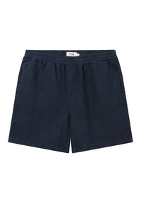 Givn Berlin Leinenshorts GBLAURIN mit Tunnelzug Shorts Midnight Blue (Linen)