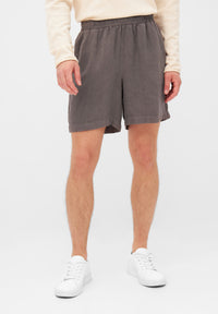 Givn Berlin Leinenshorts GBLAURIN mit Tunnelzug Shorts Taupe (Linen)