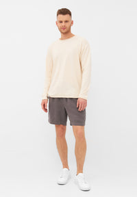 Givn Berlin Leinenshorts GBLAURIN mit Tunnelzug Shorts Taupe (Linen)