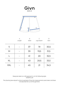 Givn Berlin Shorts GBLEIF aus Bio-Baumwoll Twill Shorts Pecan Brown