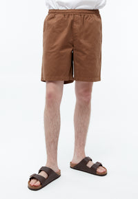 Givn Berlin Shorts GBLEIF aus Bio-Baumwoll Twill Shorts Pecan Brown