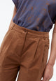 Givn Berlin Shorts GBORLANDA aus Bio-Baumwoll Twill Shorts Pecan Brown