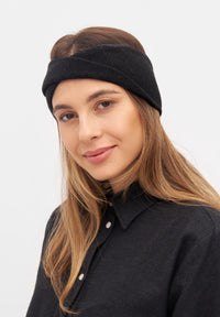 Givn Berlin Stirnband BETH aus recycelter Baumwolle Accessory Black