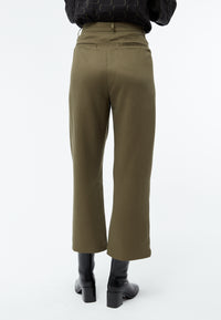 Givn Berlin Stoffhose GBMAIVE aus TENCEL™ mit einseitiger Liegefalte Trousers Khaki