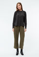 Givn Berlin Stoffhose GBMAIVE aus TENCEL™ mit einseitiger Liegefalte Trousers Khaki