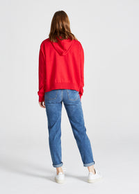 Givn Berlin Strick Hoodie FIONA aus Bio-Baumwolle Sweater Cyber Red