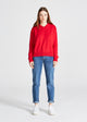 Givn Berlin Strick Hoodie FIONA aus Bio-Baumwolle Sweater Cyber Red