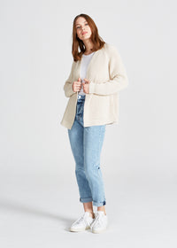 Organic Cotton Cardigan BEVERLEY - Light Beige