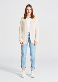 Organic Cotton Cardigan BEVERLEY - Light Beige