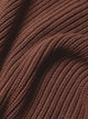 Givn Berlin Strickjacke GBABIGAIL aus Bio-Baumwolle mit Reißverschluss Cardigan Burned Brown