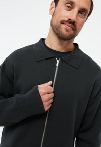 Givn Berlin Strickjacke GBOLE aus Bio-Baumwolle Cardigan Black