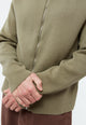 Givn Berlin Strickjacke GBOLE aus Bio-Baumwolle Cardigan Faded Olive