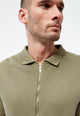 Givn Berlin Strickjacke GBOLE aus Bio-Baumwolle Cardigan Faded Olive