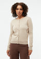 Givn Berlin Strickjacke GBPOPPY aus Bio-Baumwolle Cardigan Oat Beige