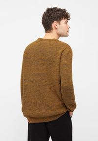 Givn Berlin Strickpullover AIDEN aus Bio-Baumwolle Sweater Golden Oak (Melange)