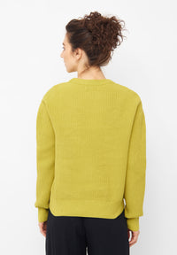 Givn Berlin Strickpullover ARIA aus Bio-Baumwolle Sweater Dusty Lime