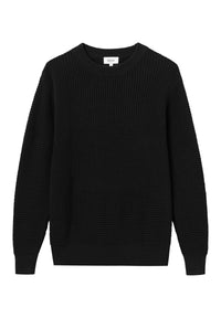 Givn Berlin Strickpullover CARLOS aus Bio-Baumwolle Sweater Black