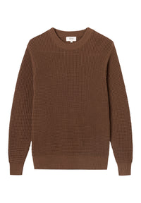 Givn Berlin Strickpullover CARLOS aus Bio-Baumwolle Sweater Chestnut Brown