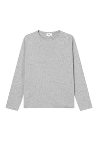 Givn Berlin Strickpullover DAMON aus recycelter Wolle Sweater Grey Melange