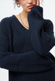 Givn Berlin Strickpullover ELSA aus Bio-Baumwolle Sweater Dark Blue