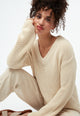 Givn Berlin Strickpullover ELSA aus Bio-Baumwolle Sweater Off White