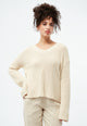 Givn Berlin Strickpullover ELSA aus Bio-Baumwolle Sweater Off White