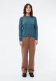 Givn Berlin Strickpullover ERICA aus Bio-Baumwolle Sweater Teal Blue