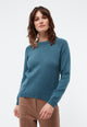 Givn Berlin Strickpullover ERICA aus Bio-Baumwolle Sweater Teal Blue
