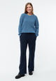 Givn Berlin Strickpullover GBARIA loose Fit aus Bio-Baumwolle Sweater Cloudy Blue