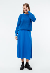 Givn Berlin Strickpullover GBARIA loose Fit aus Bio-Baumwolle Sweater Electric Blue