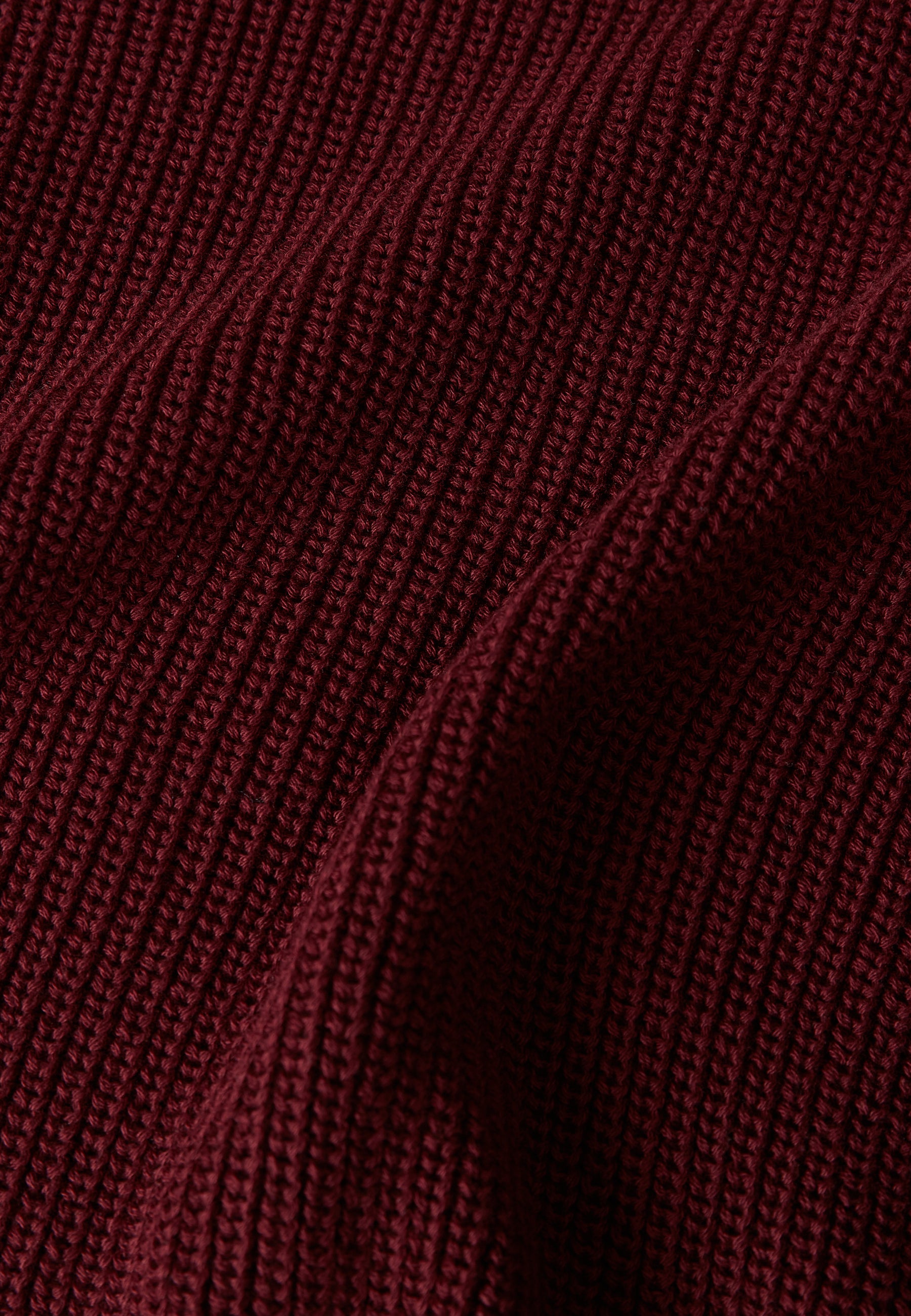 Givn Berlin Strickpullover GBBRENDAN loose Fit aus Bio-Baumwolle Sweater Burgundy