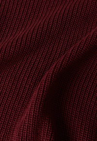 Givn Berlin Strickpullover GBBRENDAN loose Fit aus Bio-Baumwolle Sweater Burgundy