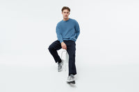 Givn Berlin Strickpullover GBBRENDAN loose Fit aus Bio-Baumwolle Sweater Cloudy Blue