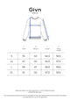 Givn Berlin Strickpullover GBBRENDAN loose Fit aus Bio-Baumwolle Sweater Coffee Brown / Cloudy Blue (Stripes)